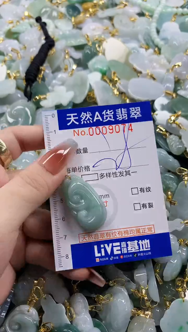 颈饰未镶嵌翡翠天然A货翡翠