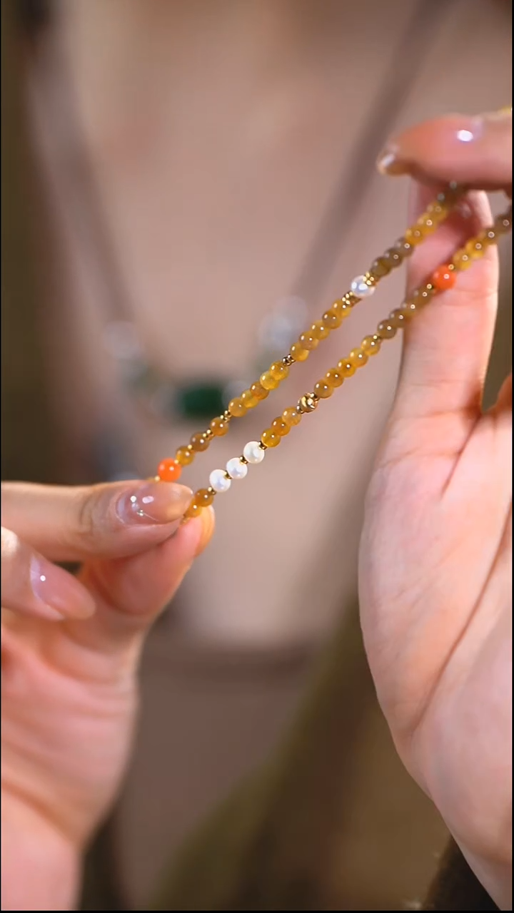 泥塑小***1HETIAN 糖料百搭链