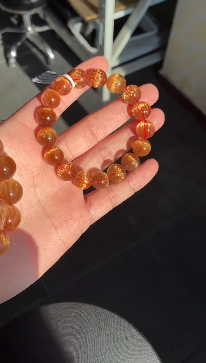 未镶嵌手链水晶跑**跳单圈发晶A12