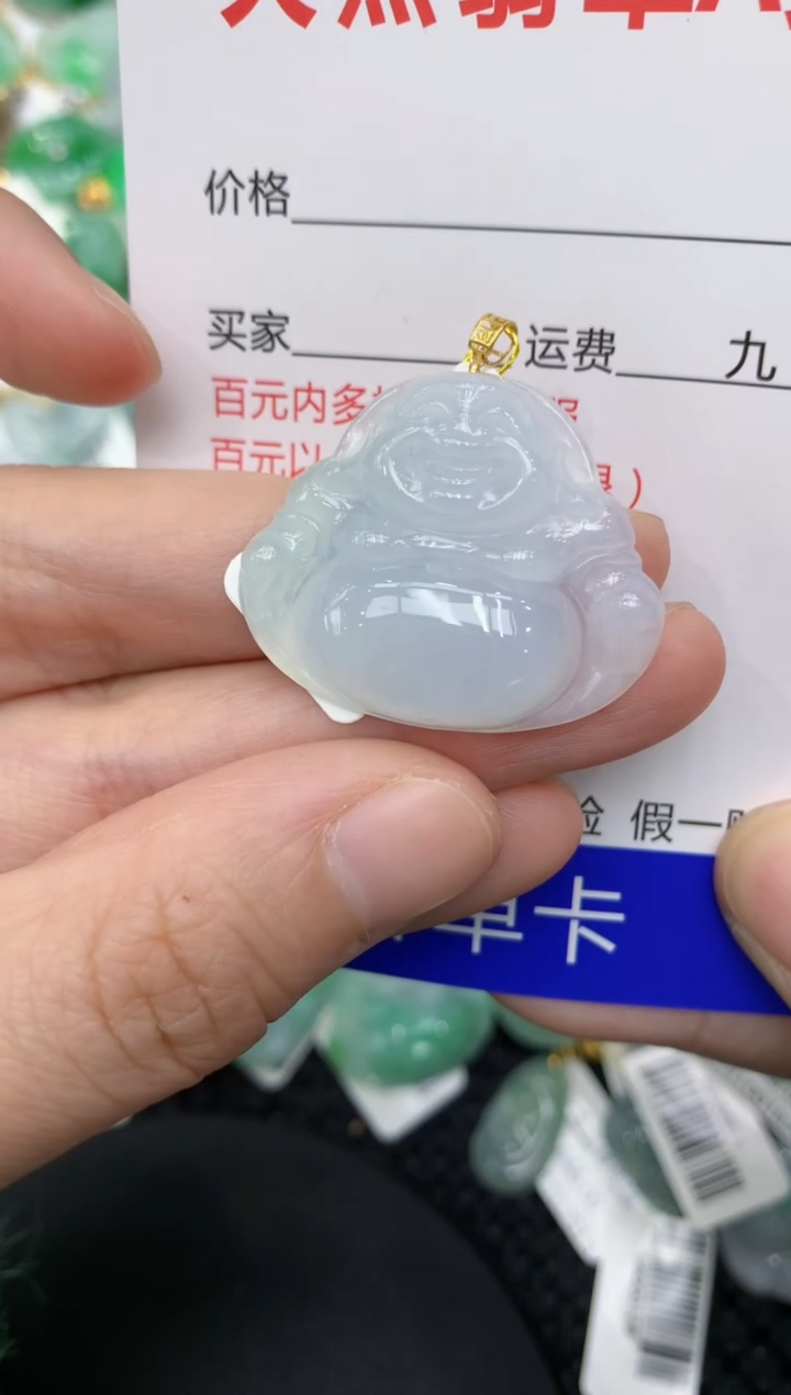 【闪购商品】翡翠颈饰18K金镶嵌11111111