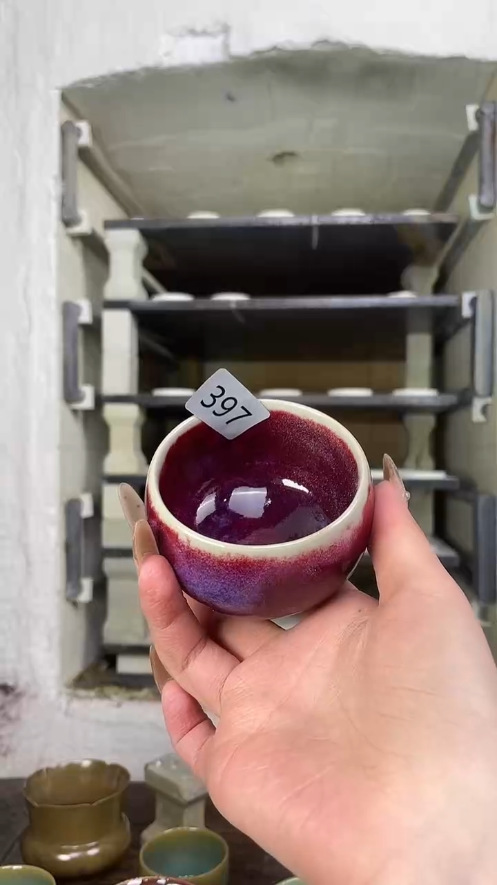 【闪购商品】摆件钧瓷手工茶器窑变