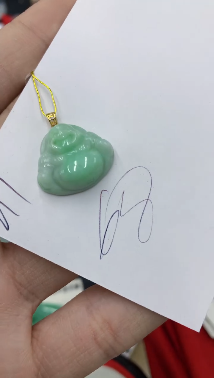 【闪购商品】翡翠颈饰18K金镶嵌号链接111111