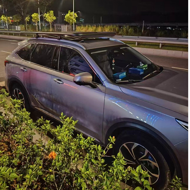 适用于枭龙max专用车顶行李架免打孔安装铝合金旅行架载货架