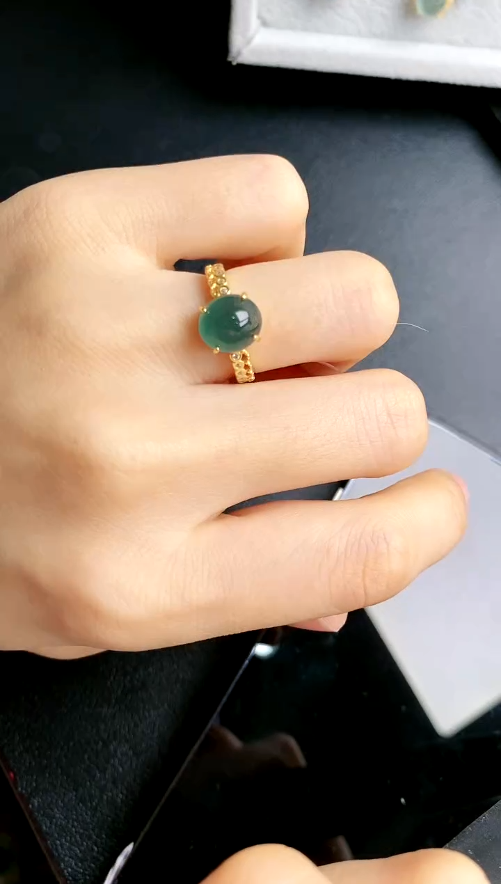 【闪购商品】翡翠戒指银S925镶嵌.....