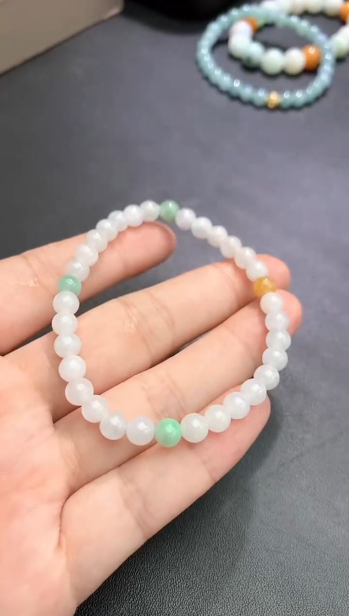 未镶嵌手链翡翠手串