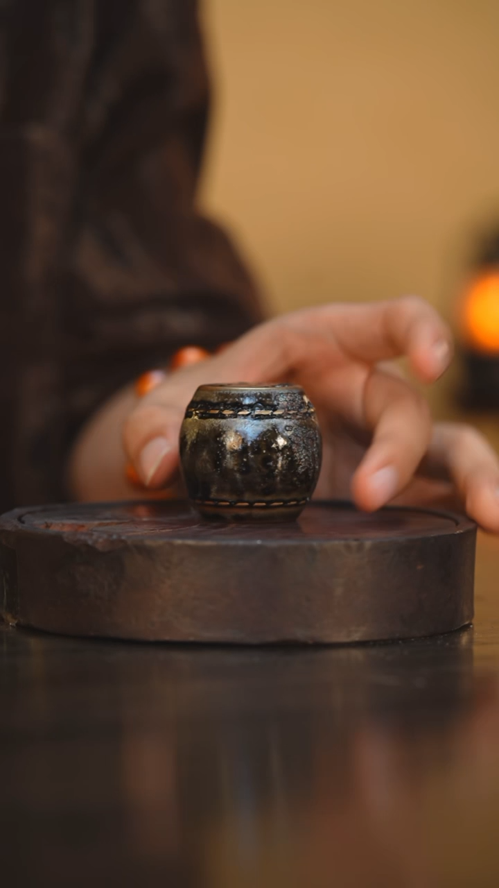 64柴房陶瓷柴烧盖置