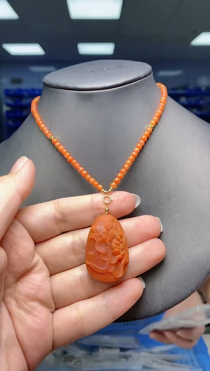 【闪购商品】南红玛瑙颈饰未镶嵌G09012