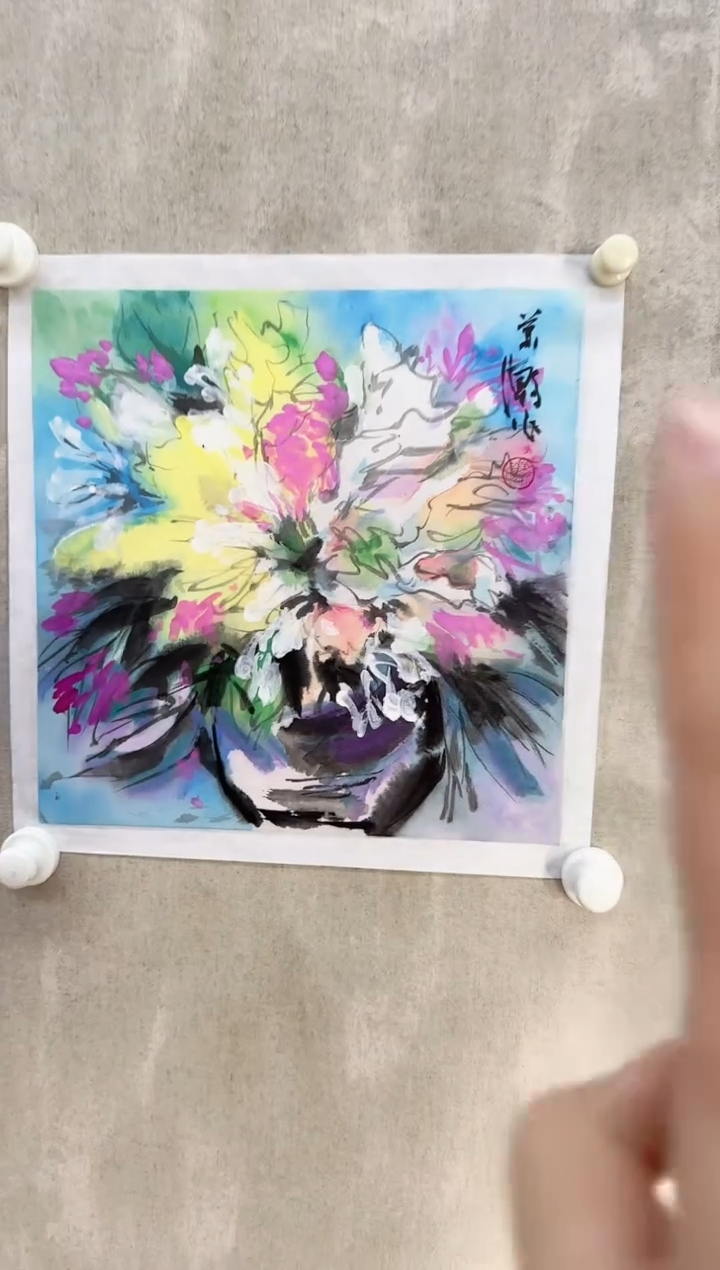 国画萧老师作品分享