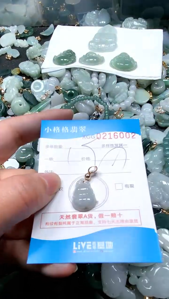 【闪购商品】翡翠颈饰未镶嵌闪购商品0216002
