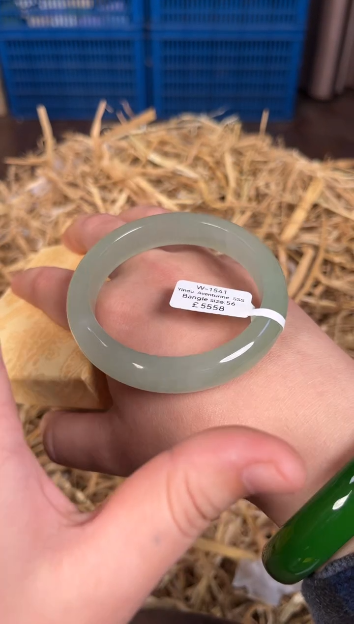 未镶嵌手镯石英质玉W1541