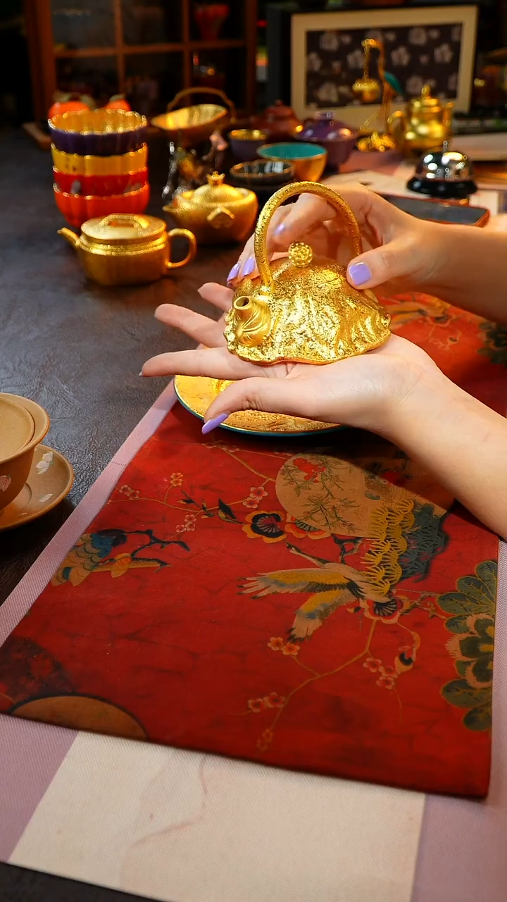 茶杯紫砂【宜景窑系列】金壶