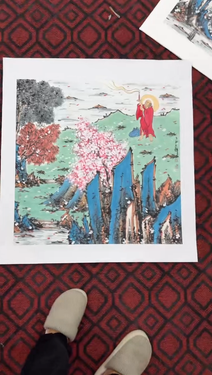 【闪购商品】国画国画绘画山水花鸟