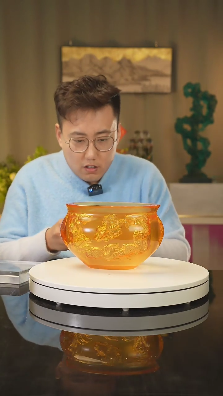 【闪购商品】雅致水晶琉璃 摆件 花器 果盘 茶酒具
