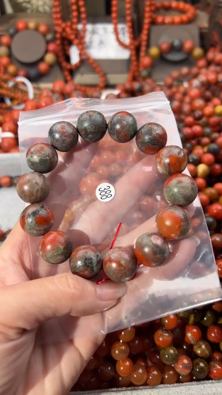 南红玛瑙未镶嵌手串16+