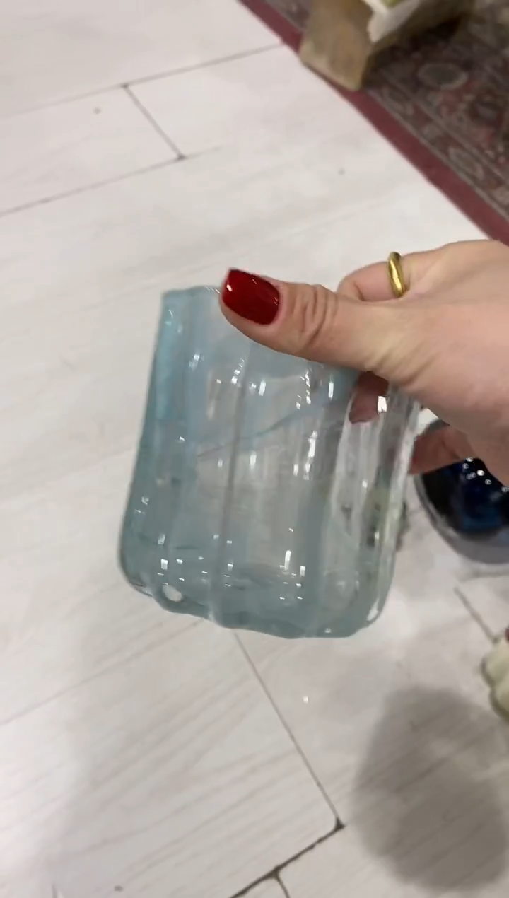 慕忆家手作琉璃花瓶瑕疵