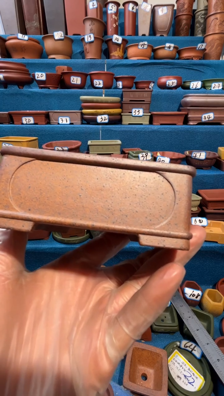 【闪购商品】紫砂紫砂花盆9.5*6*3