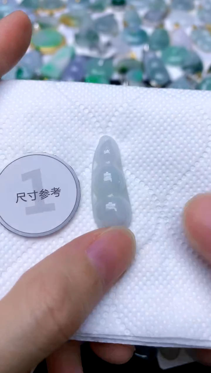 颈饰未镶嵌翡翠天然A货翡翠