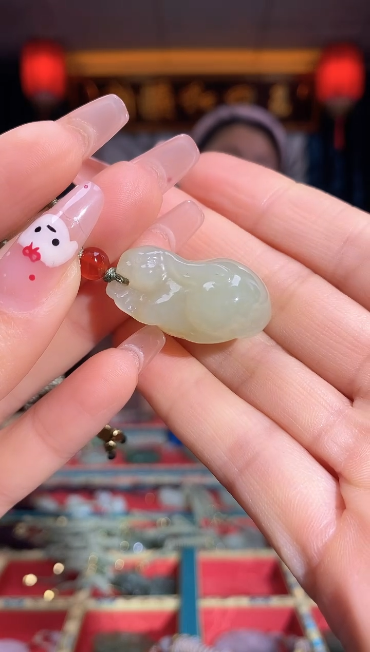 【闪购商品】和田玉颈饰未镶嵌兔子