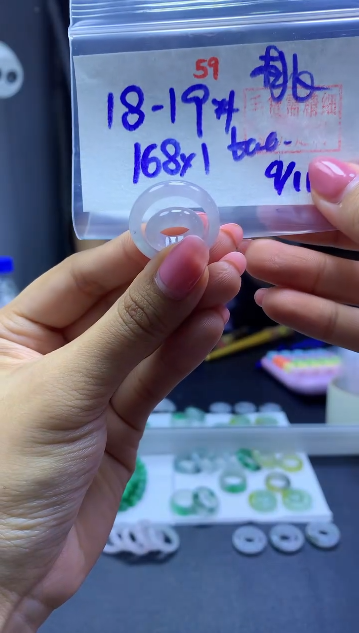 未镶嵌定制翡翠_****y子母扣#168元-毛货需精细抛光