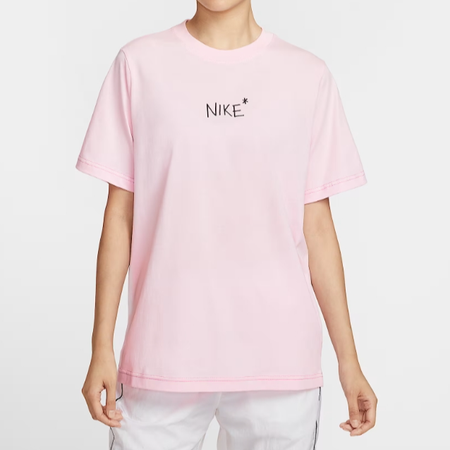【滔搏联动】NIKE耐克女NSWTEE GCEL运动休闲情侣纯棉T恤II0451-663