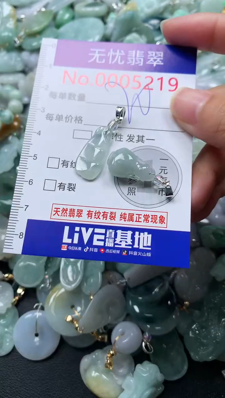 颈饰未镶嵌翡翠5219