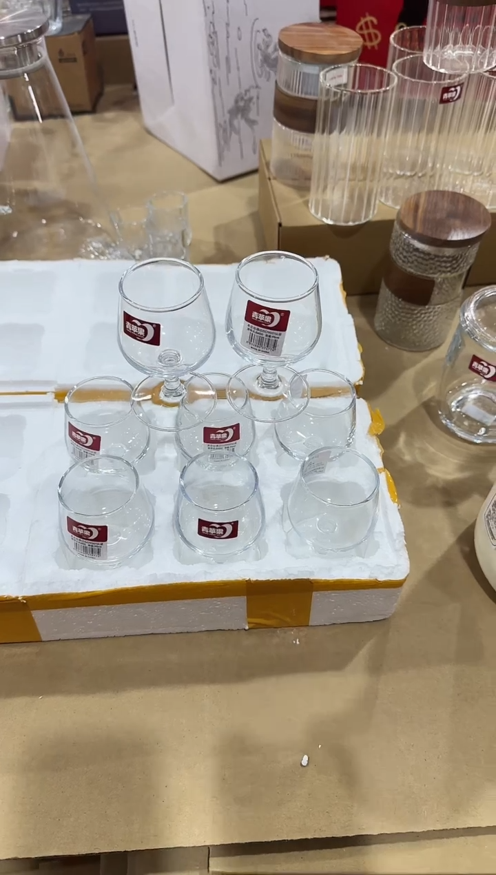 【闪购商品】水晶玻璃无盖款青苹果闪购价*8