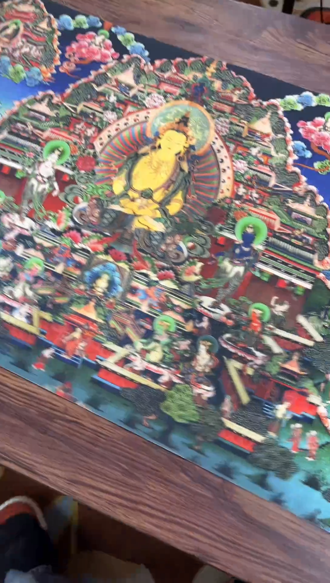 卷轴画老三的唐卡tk16