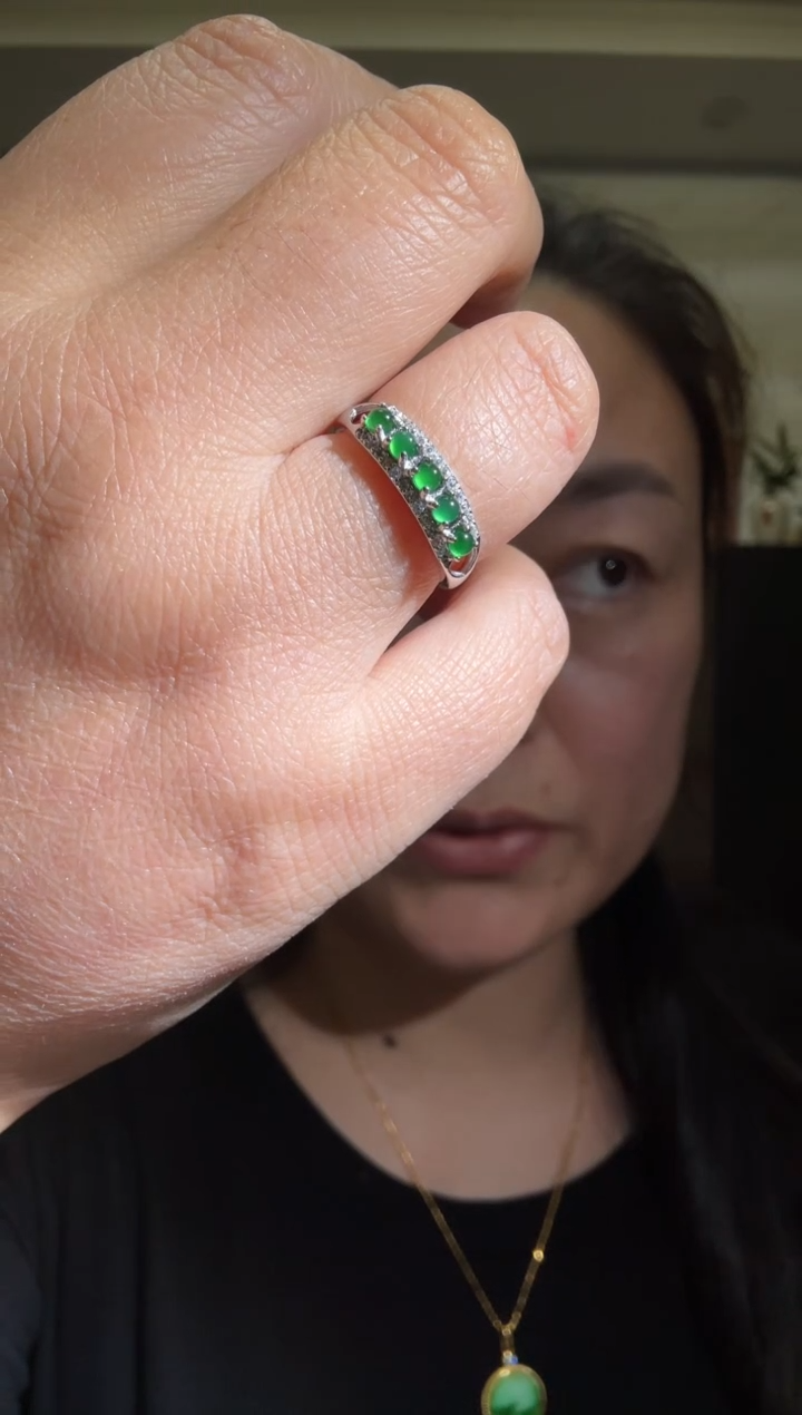 颈饰银S925镶嵌翡翠【多样性发其一】00006053