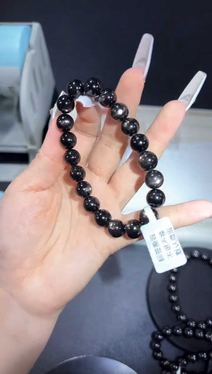 未镶嵌辉石手串48q多样性发其一【1条】默认微瑕10mm