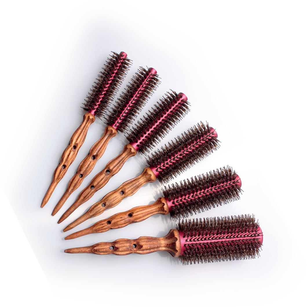 DAJUJA大珠珠红铝芯滚梳