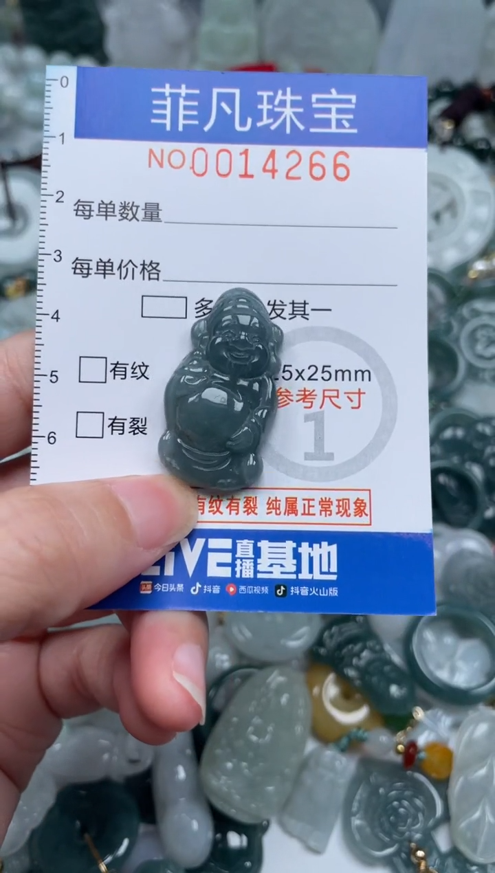 颈饰未镶嵌翡翠14266