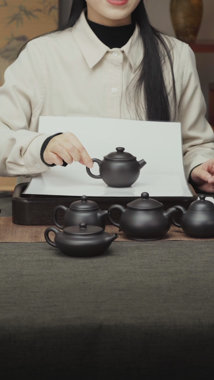 【闪购商品】紫砂茶壶老紫泥还原烧巨轮珠约150CC-半手