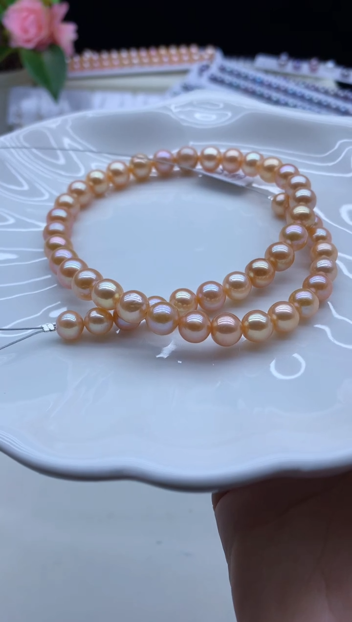 【闪购商品】淡水珍珠颈饰未镶嵌淡水珍珠项链