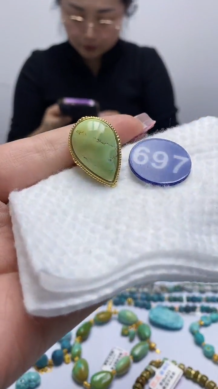 【闪购商品】绿松石戒指合金697戒指
