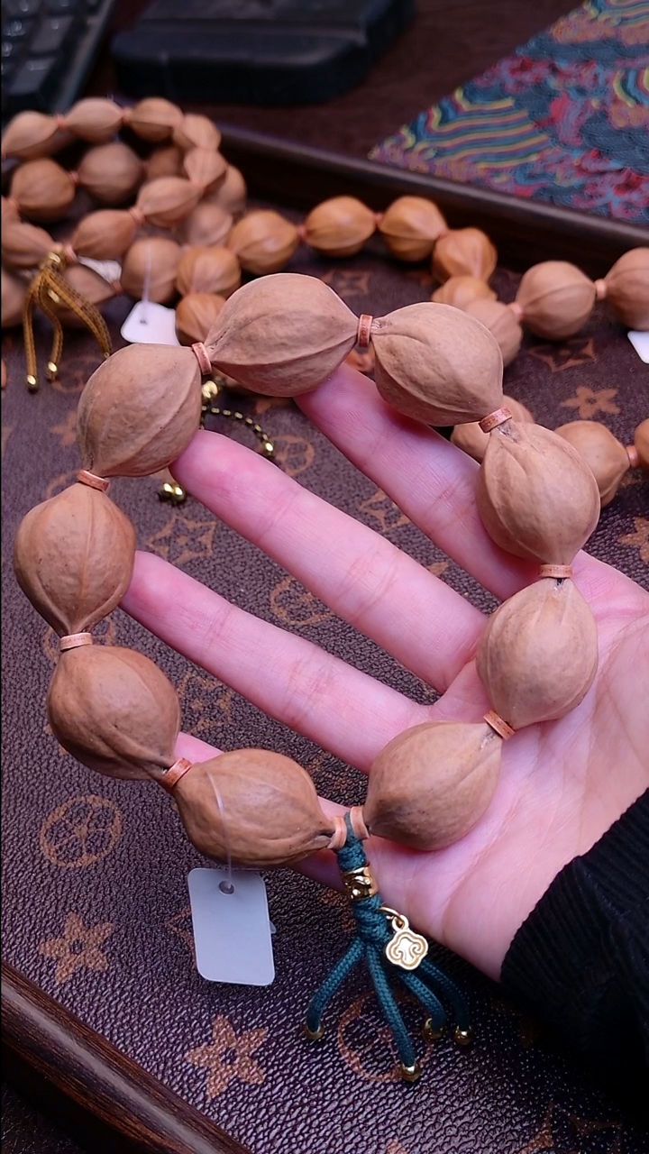 手串橄榄核2229精挑梅林铁核三面佛-带配套盘玩工具