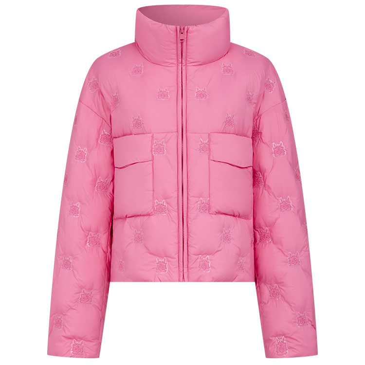 【念一专属】曼德诗羽绒服2023秋冬90绒纯色修身外套M427309312