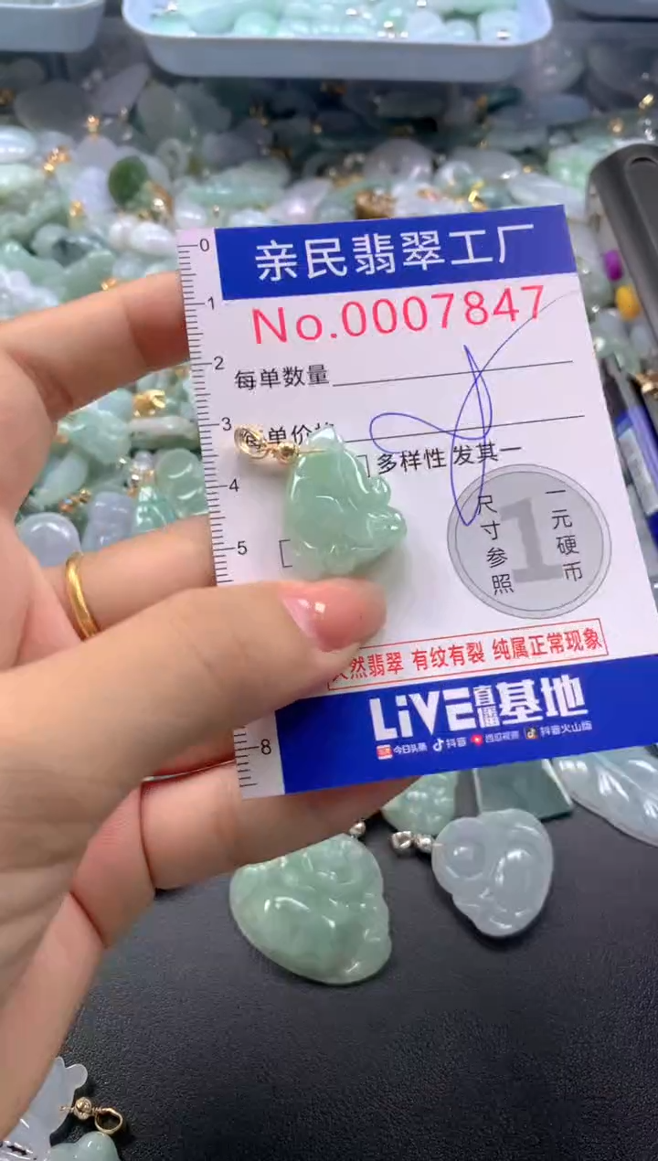 颈饰未镶嵌翡翠7847