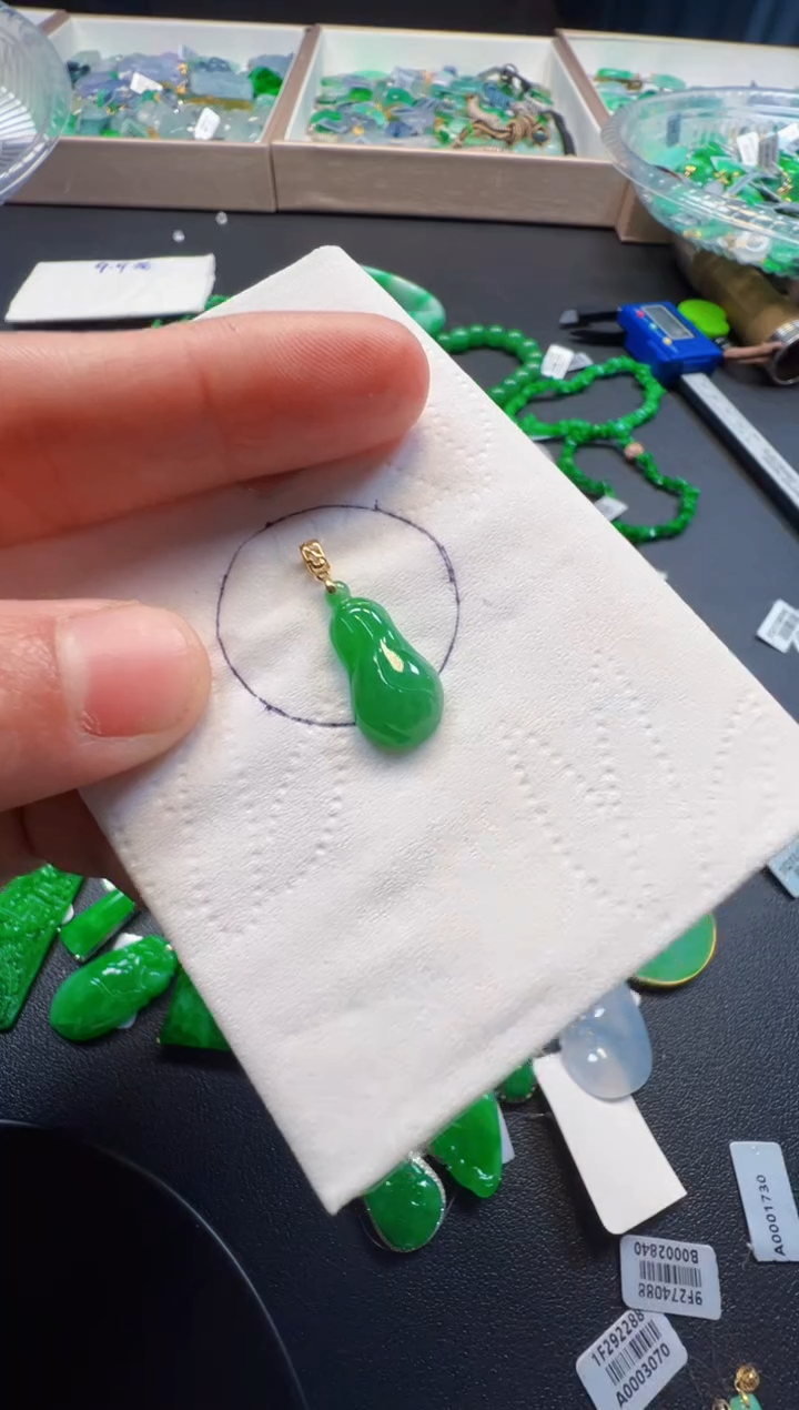 【闪购商品】定制翡翠18K金镶嵌380元