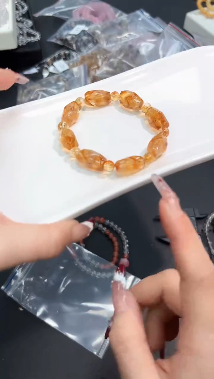 【闪购商品】水晶手串未镶嵌36i多样性发其一/1条默认微瑕