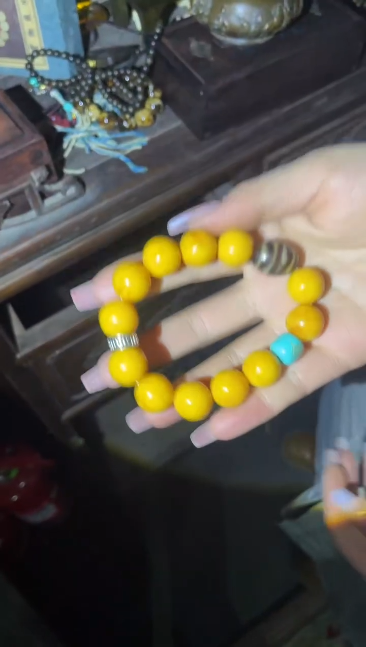 【闪购商品】蜜蜡手链未镶嵌105合合合合合合合合