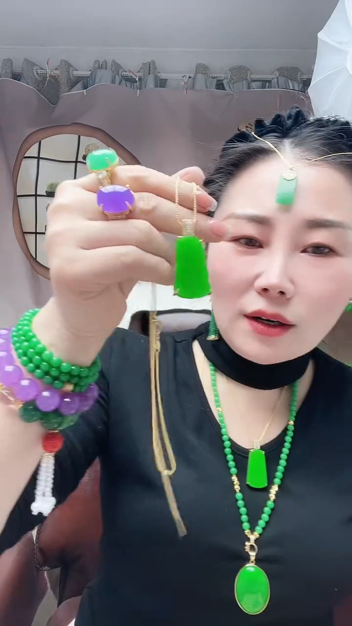 【闪购商品】翡翠颈饰14K金镶嵌26号