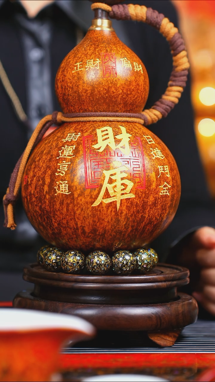 【闪购商品】JT114过年礼臻选大漆酒葫芦