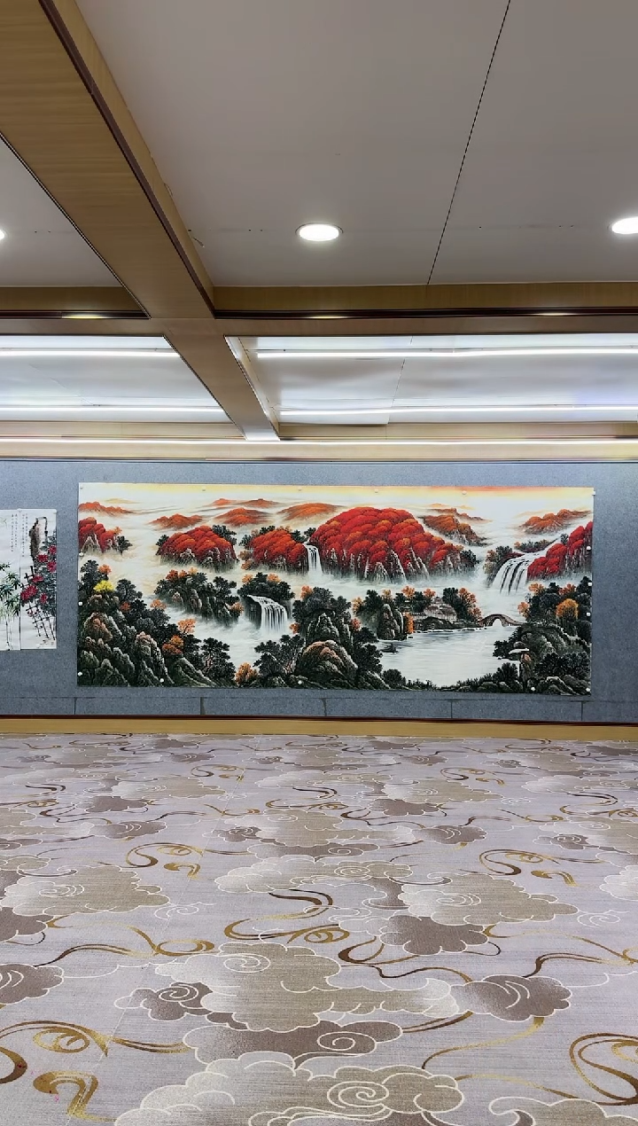 绘画钛*人1-刘雪红张伦玉-大丈六-山水国画