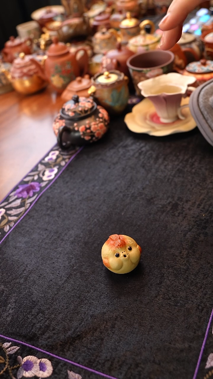 茶壶紫砂段泥泡泡鱼