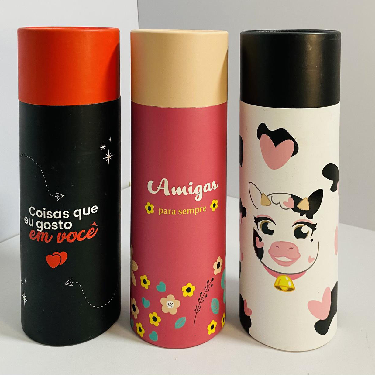 采用不锈钢和PP, SI材质 甜美可爱不锈钢水杯500ml