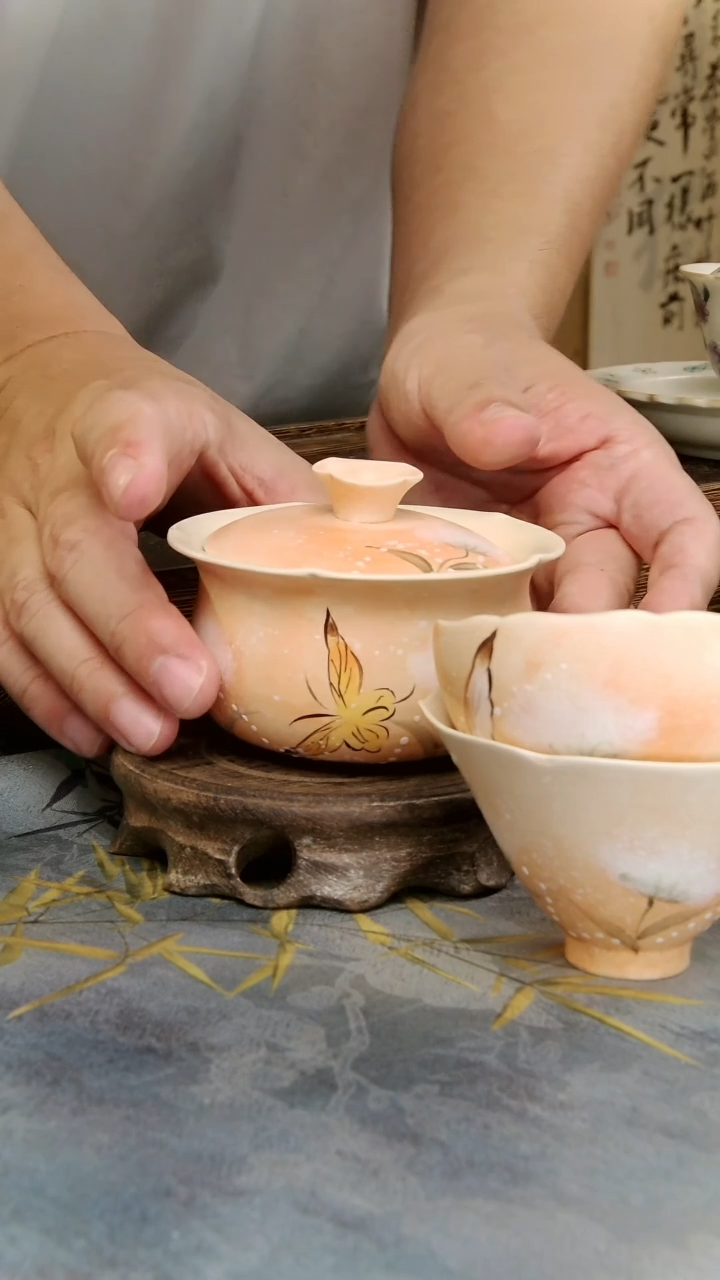 亘古茶具福利分享@盖碗两杯