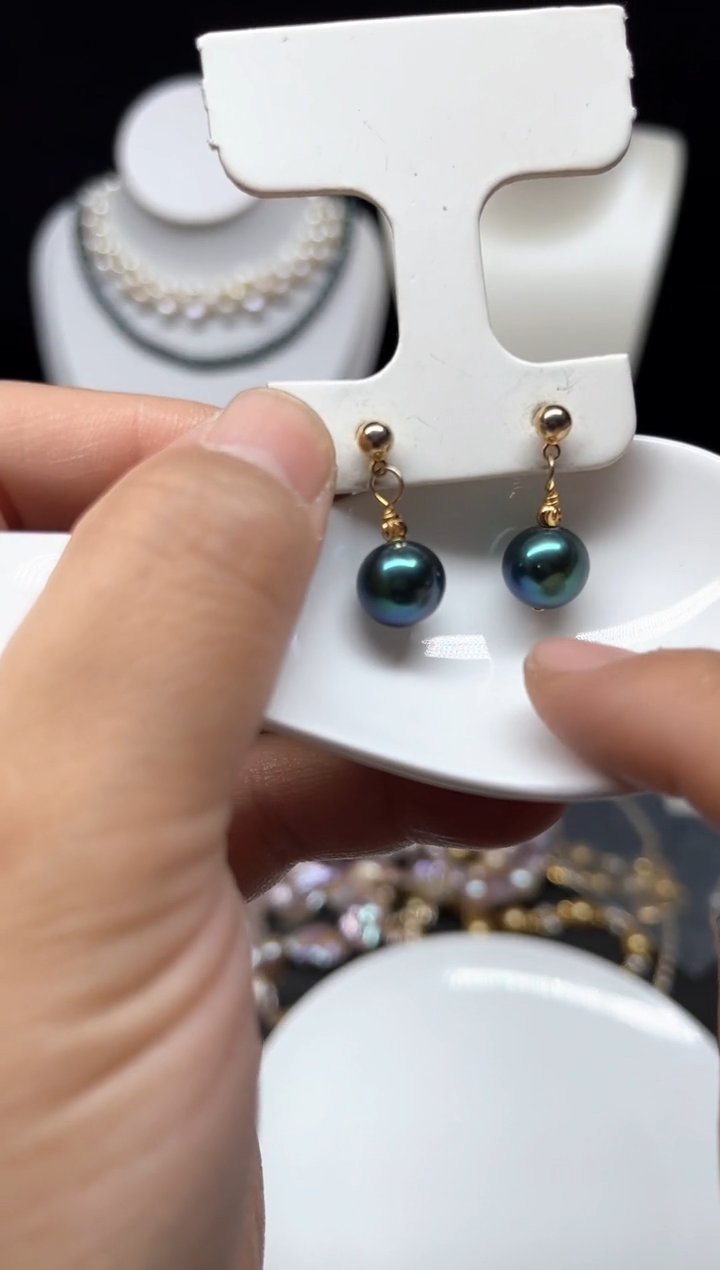 【闪购商品】淡水珍珠耳饰未镶嵌多人