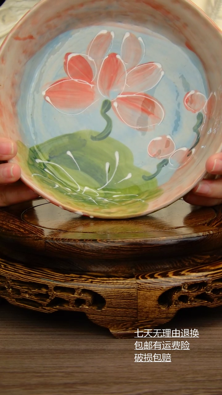 【闪购商品】碗杯子纯手工手绘景德镇