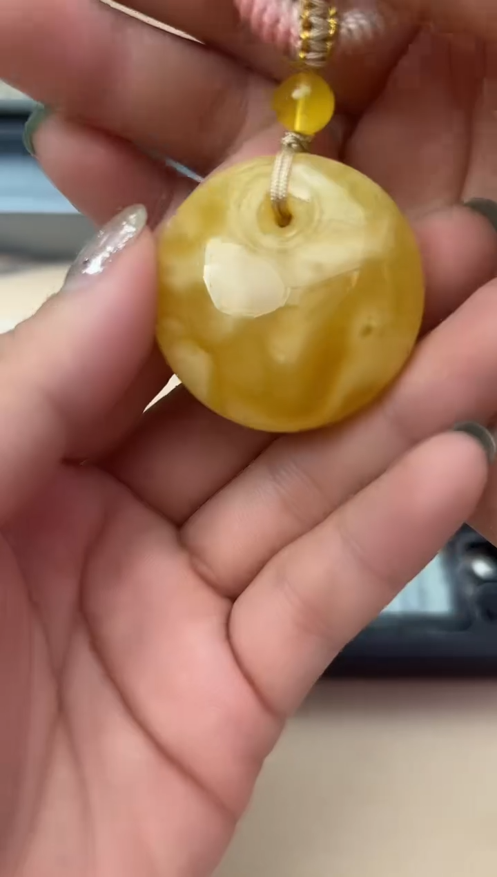 未镶嵌蜜蜡裸石蜜蜡吊坠