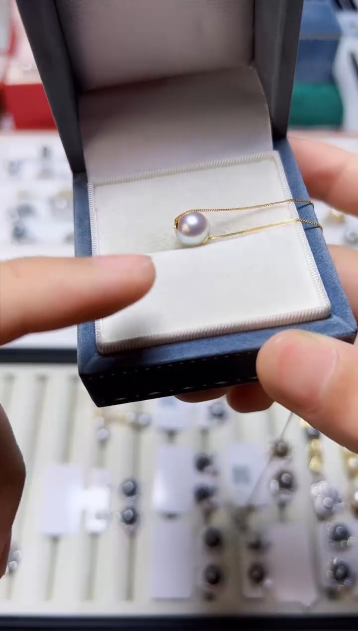 【闪购商品】海水珍珠项链18K金镶嵌005